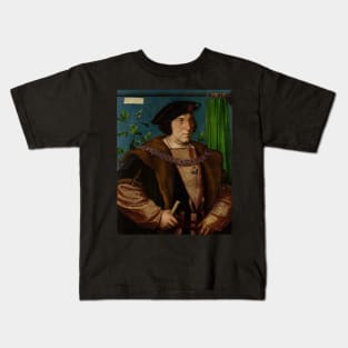 Portrait of Sir Henry Guildford - Hans Holbein Kids T-Shirt